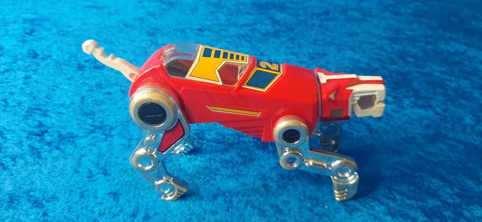 VOLTRON ROBOT MATTEL PANOSH PLACE 1984 LEONE ROSSO RED LION RICAMBI ORIGINALI V1 - Immagine 4 di 4