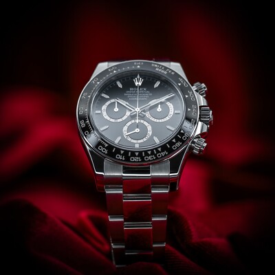 Rolex Cosmograph Daytona 126500LN Steel Oyster Bracelet Black Dial