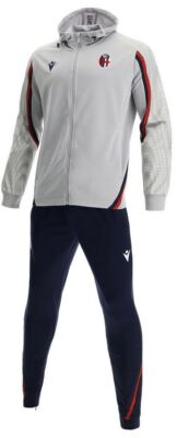 Macron FC Bologna Trainingsanzug, 3XL-4XL, silber/marine, 58536269