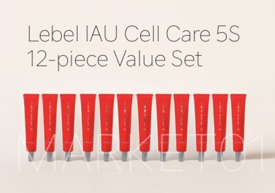 Traitement Capillaire Lebel IAU Cell Care 5M 40ml - Lot De 12 Flacons - Neuf - Fabriqué Au Japon