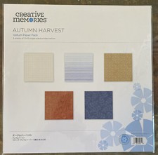 Creative Memories 12x12 Vellum Paper Pack  AUTUMN HARVEST  5 Sheets  NIP