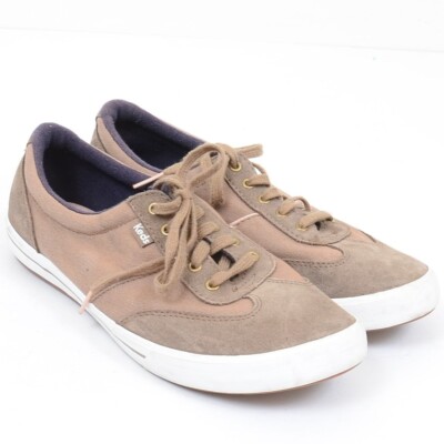 Keds Ortholite Womens Leather Tan (Suede) Canvas WH57410