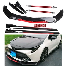 Front Bumper Lip Splitter Spoiler 86.6Side Skirt For Toyota Corolla Body Kit