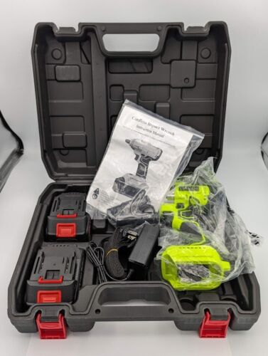 Pistola Llave de Impacto SIN ESCOBILLAS Inalámbrica 20V Li-Ion 1/2"" Driver 2200RPM 2 BATERÍAS - Imagen 19 de 24