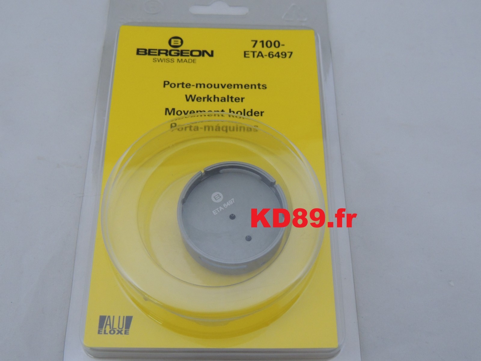 Bergeon 7100-ETA-6497 support mouvement montre ETA Unitas 6498