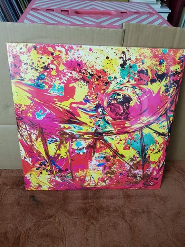 FEED ME - SAME Sotto Voce 2021 Yellow Splatter LP UK ELEC HOUSE SYNTHWAVE SS - Picture 2 of 3