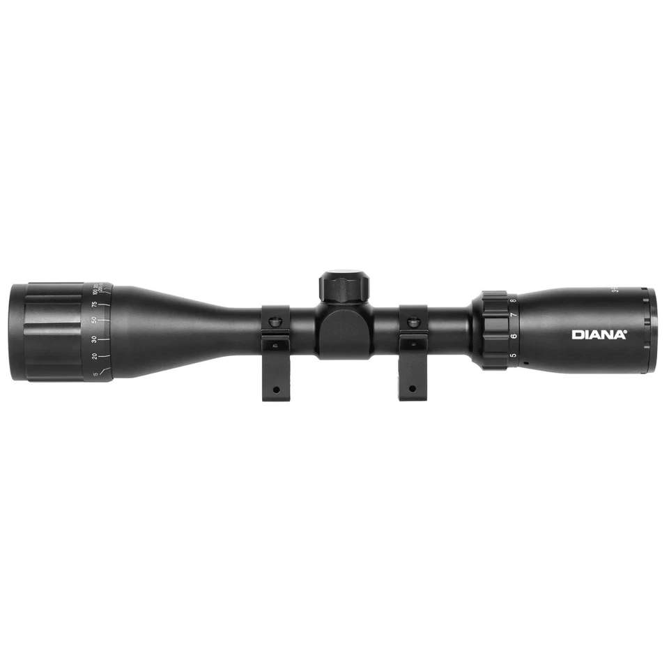 4250892221212 Diana 3-9x40 1’ AO Duplex rifle scope with 11 mm mount Diana - Image 3 of 4