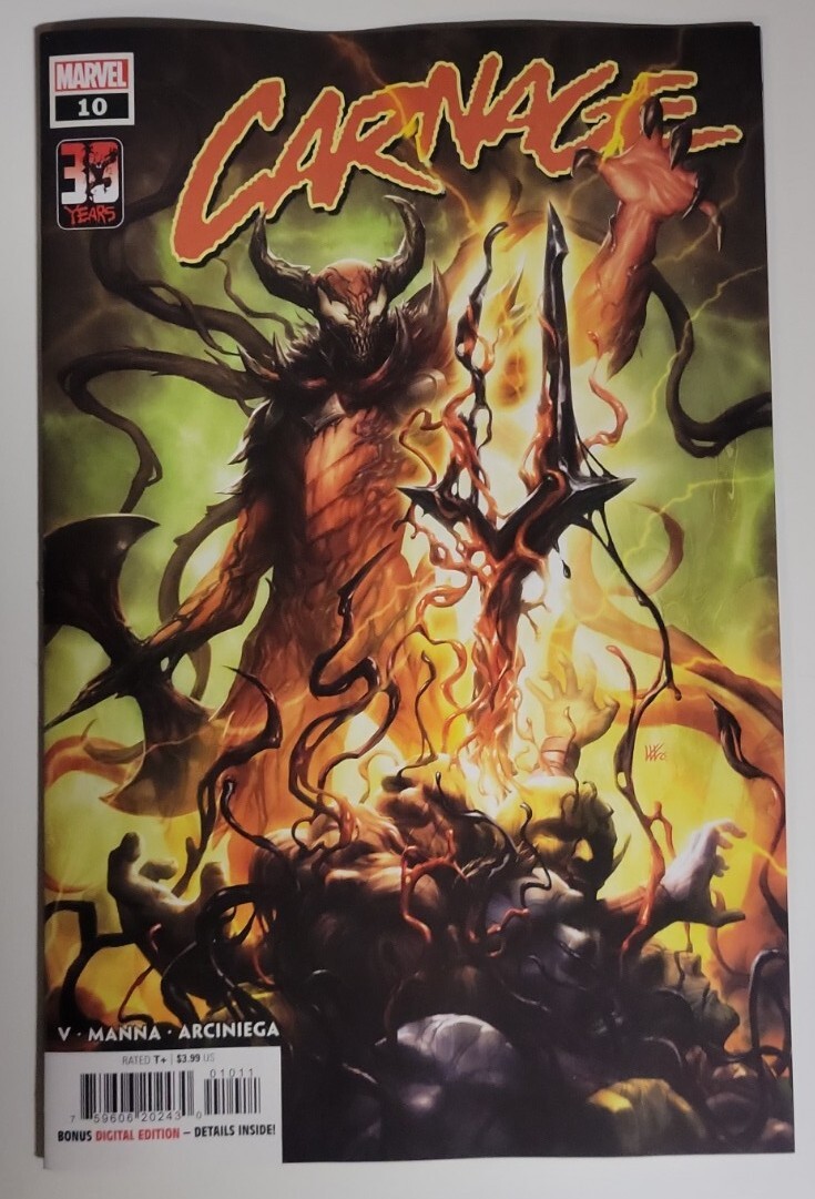 🔑CARNAGE #10 04/2023 VF 1st Appearance All-Blood Spear