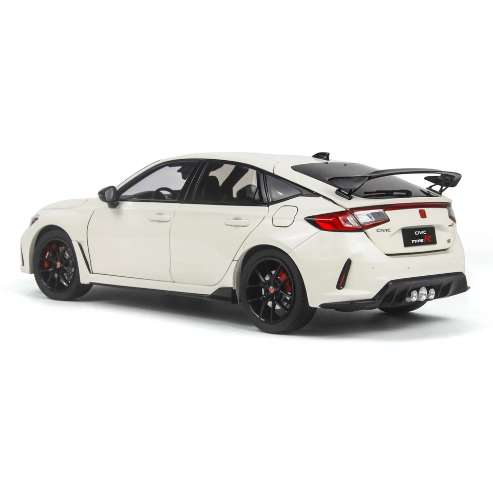 Paudi Honda Civic Type-R 2023 FL5 Blanco Diecast Modelo Coche Regalo Escala 1:18 Foto 4 de 4