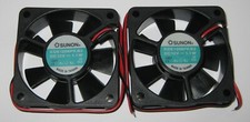 2 X Sunon 60 mm Quiet Cooling KDE Fan - 12 V - 15 CFM - 26 dB - KDE1206PKB3