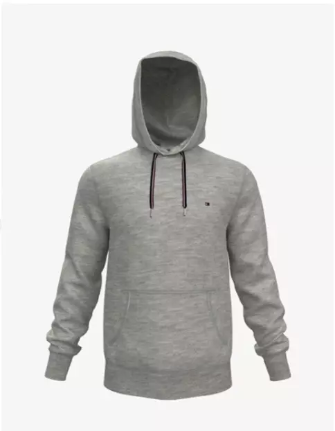 BNEW Tommy Hilfiger Essential Microflag Hoodie Jacket, Grey, XLarge | eBay