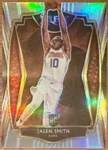 2020-21 Panini Select Jalen Smith #188 Silver Prizm Premier Level Rookie RC Suns