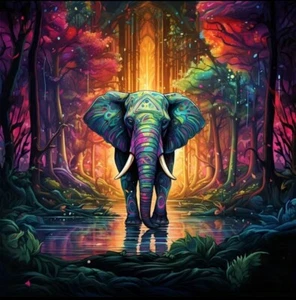 Beautiful Elephant Wooden Jigsaw PuzzlesFor Adult Kid, Beautiful Gift Package