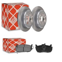 2X Febi Bremsscheiben Ø320Mm + BeläGe Hinten Passend FüR Jeep Grand Cherokee 3