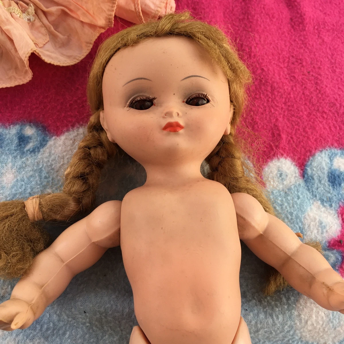 Poupée Ancienne Parlante BELLA – Made In France, Breveté SGDG
