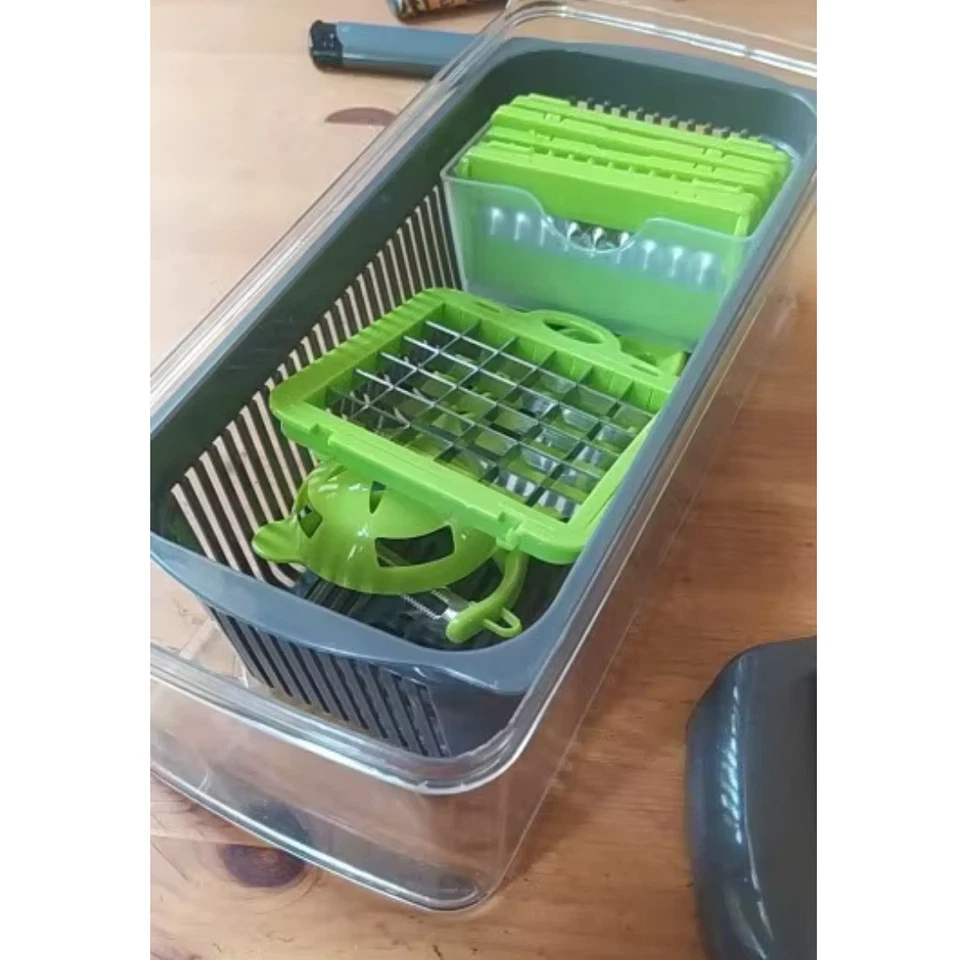 16 in 1 Multifunktionale Obst Gemüse Einfach Zerkleinerer Schneider Reibe - Bild 3 von 4