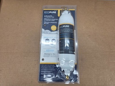 EcoPure EPINL30 5 Year in-Line Refrigerator Filter-Universal Includes Both 1/4