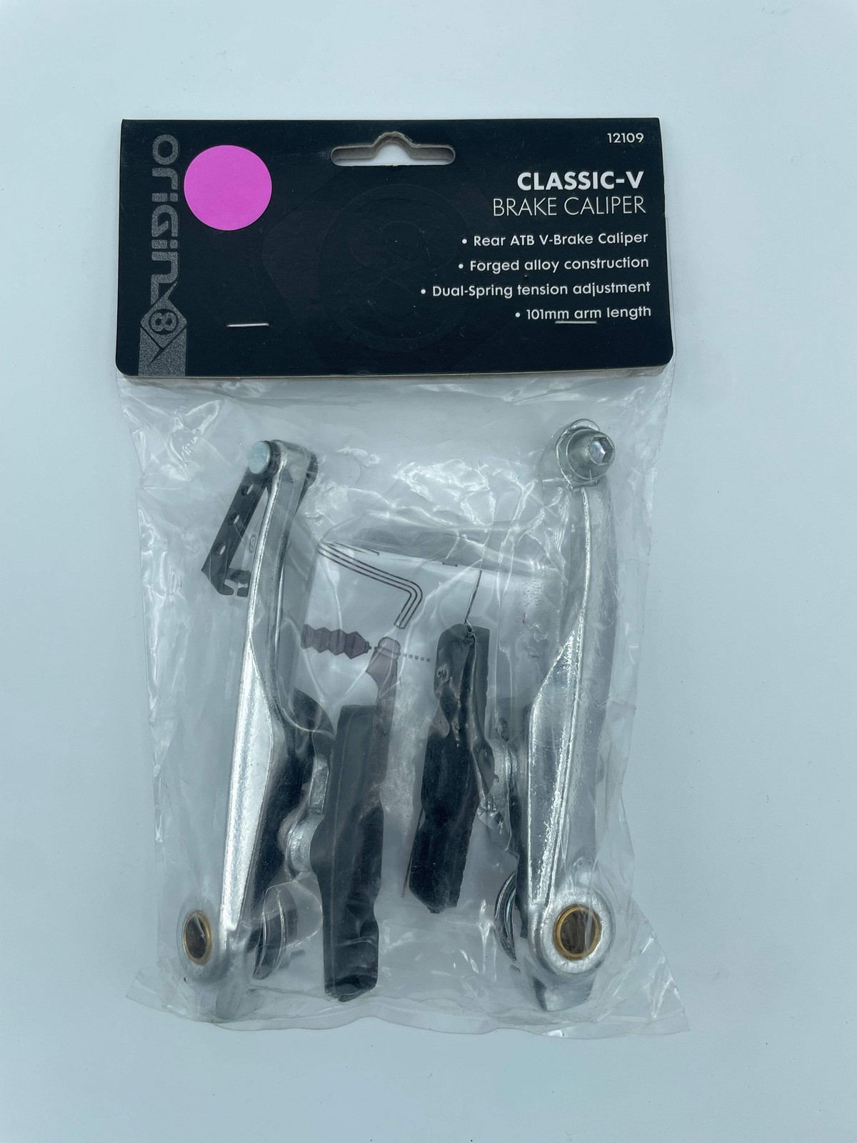 Origin8 Classic Linear-Pull Brakes 101mm Silver Rear