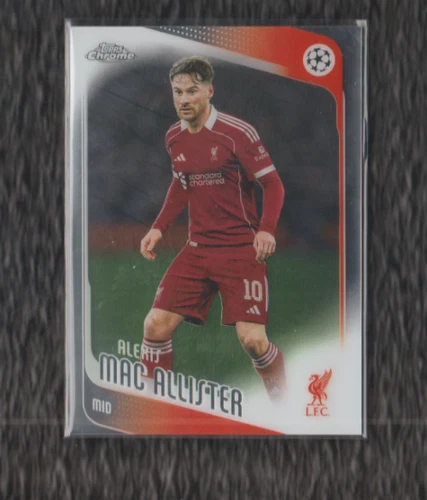 2025-26 Topps Chrome UEFA Club Competitions Alexis Mac Allister