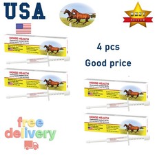 US Warehouse: 4 Pack Dewormer Paste for Horses - Apple Flavor