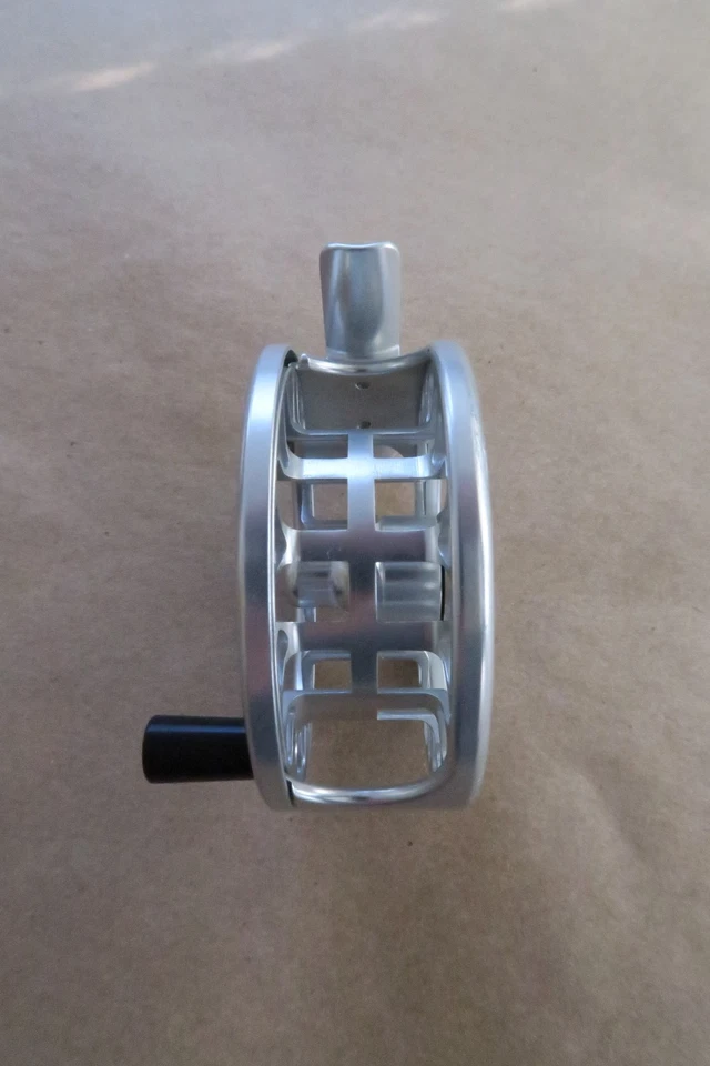 Carrete de pesca con mosca Galvan Brookie B 2-3, 2wt a 3wt, transparente, estuche + caja, ¡¡BONITO!!! Foto 4 de 4