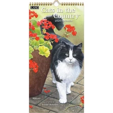 Lang Companies,  Cats In The Country 2026 Vertical Wall Calendar, 8'' X 15.8'',