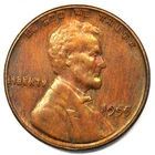 1955 Doubled Die Obverse Lincoln Cent 1C Penny DDO FS-101 - AU Details