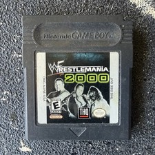 WWF WrestleMania 2000 THQ Wrestling Nintendo Game Boy E Rated NTSC-U/C Cartridge