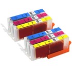 6 C/M/Y Printer Ink Cartridges for Canon PIXMA MG5450S, MG6340, MX920