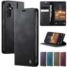For Samsung Galaxy A15 A16 A25 A26 A35 A36 A56 Magnetic Leather Wallet Flip Case