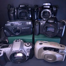 Vintage 35mm Film Camera Lot Canon Minolta Yashica SLR Point  Shoot AS-IS