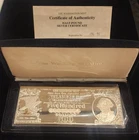 WASHINGTON MINT 8 TROY OZ $500 - .999 SILVER BAR with COA & VELVET BOX