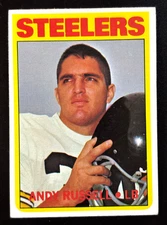 Vintage 1972 Topps #330 ANDY RUSSELL High Number Pittsburgh Steelers EX/NM