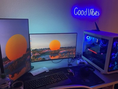 Alienware AW2721D (240Hz/IPS) & ASUS 165Hz Monitor Bundle
