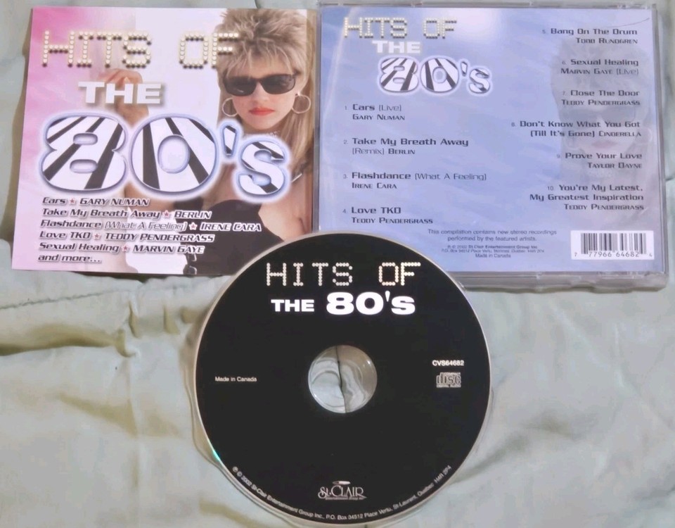 Hits of the 80's CD (2002) Original Artists USED Very Good Condition | eBay