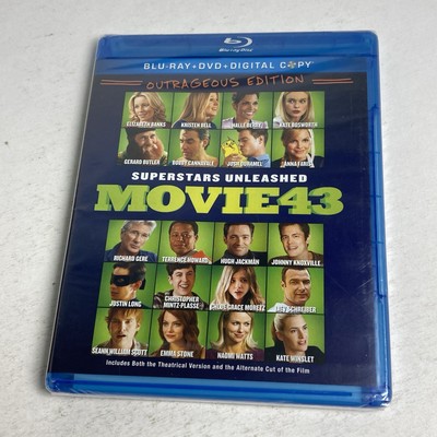 Movie 43 (Blu-ray + DVD, 2013) SEALED Outrageous Edition 