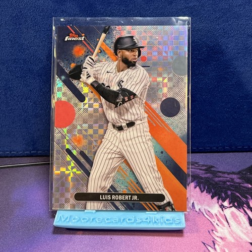 2025 Topps Finest Luis Robert Jr Checkerboard Refractor #76 Chicago Common