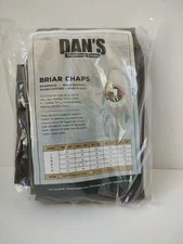 Dan's Hunting Gear Briar Chaps water resistant briarproof multiple sizes