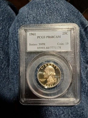 1961-P Washington Quarter Proof — photo from another recent sale