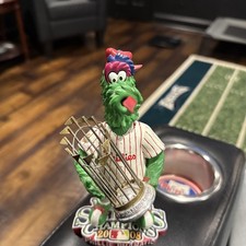 PHILLIE PHANATIC Philadelphia Phillies Bobblehead World Series Trophy 1st RUN