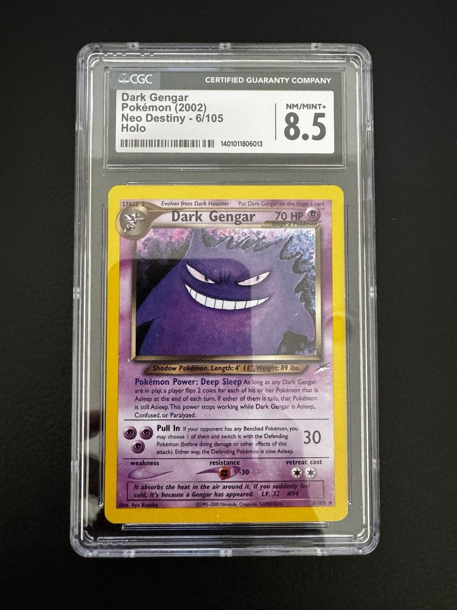 Pokemon (2002) Dark Gengar Neo Destiny - 6/105 Holo CGC 8.5 | eBay