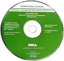 DELL Reinstallation CD Microsoft Windows XP Professional Service Pack 2 -Pro SP2