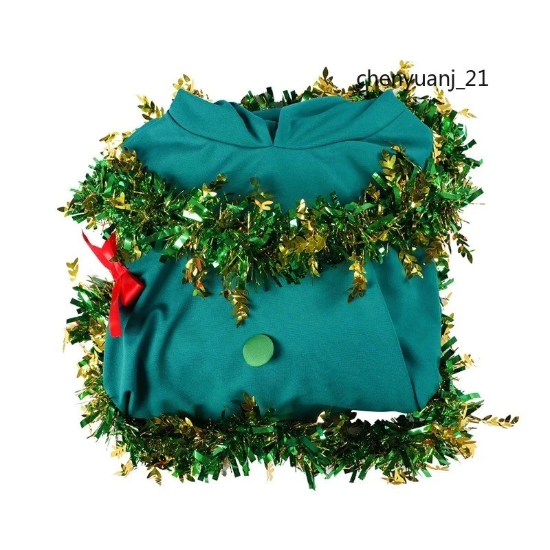 Disfraz de Navidad Papá Noel Cosplay Capa Escenario Fiesta de Navidad Conjunto Capa Foto 3 de 4