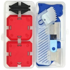 12Pcs Caulking Tool Kit, Professional Silicone Profiling Kit with Sealant Fin...