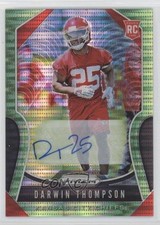 2019 Panini Prizm Rookies Neon Green Pulsar Darwin Thompson #400 Auto 10ou