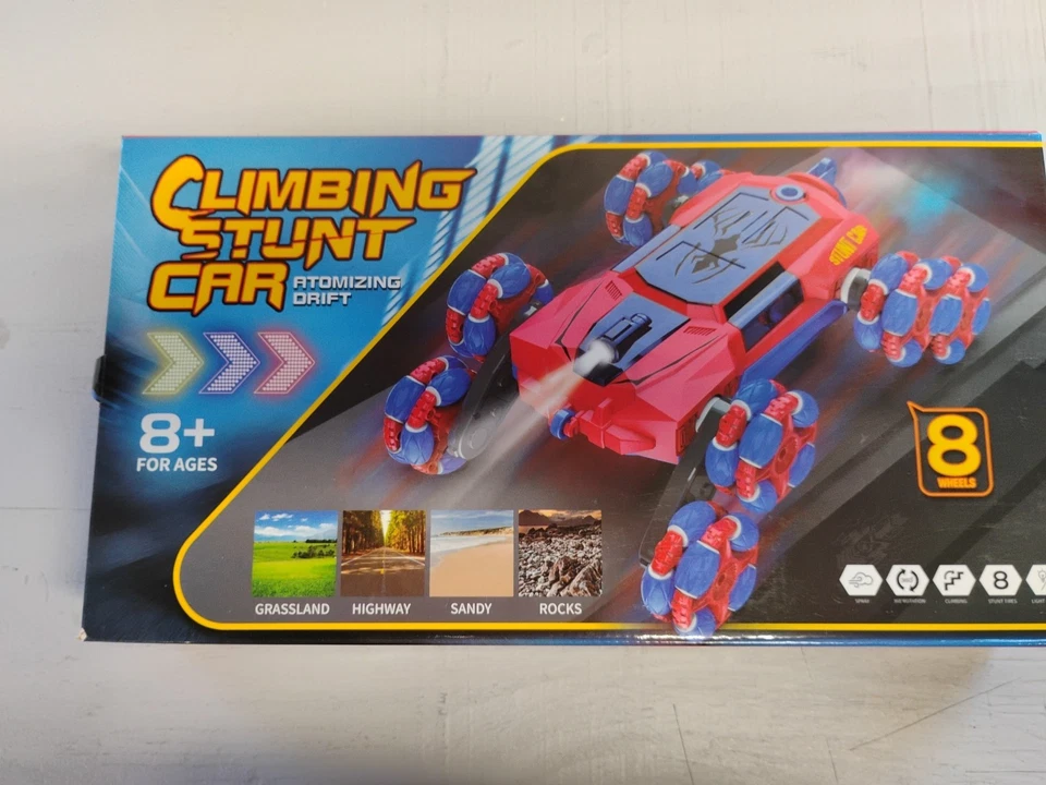 Controle remoto Spider-Man carro de acrobacias de escalada um incrível drift - Imagem 4 de 4