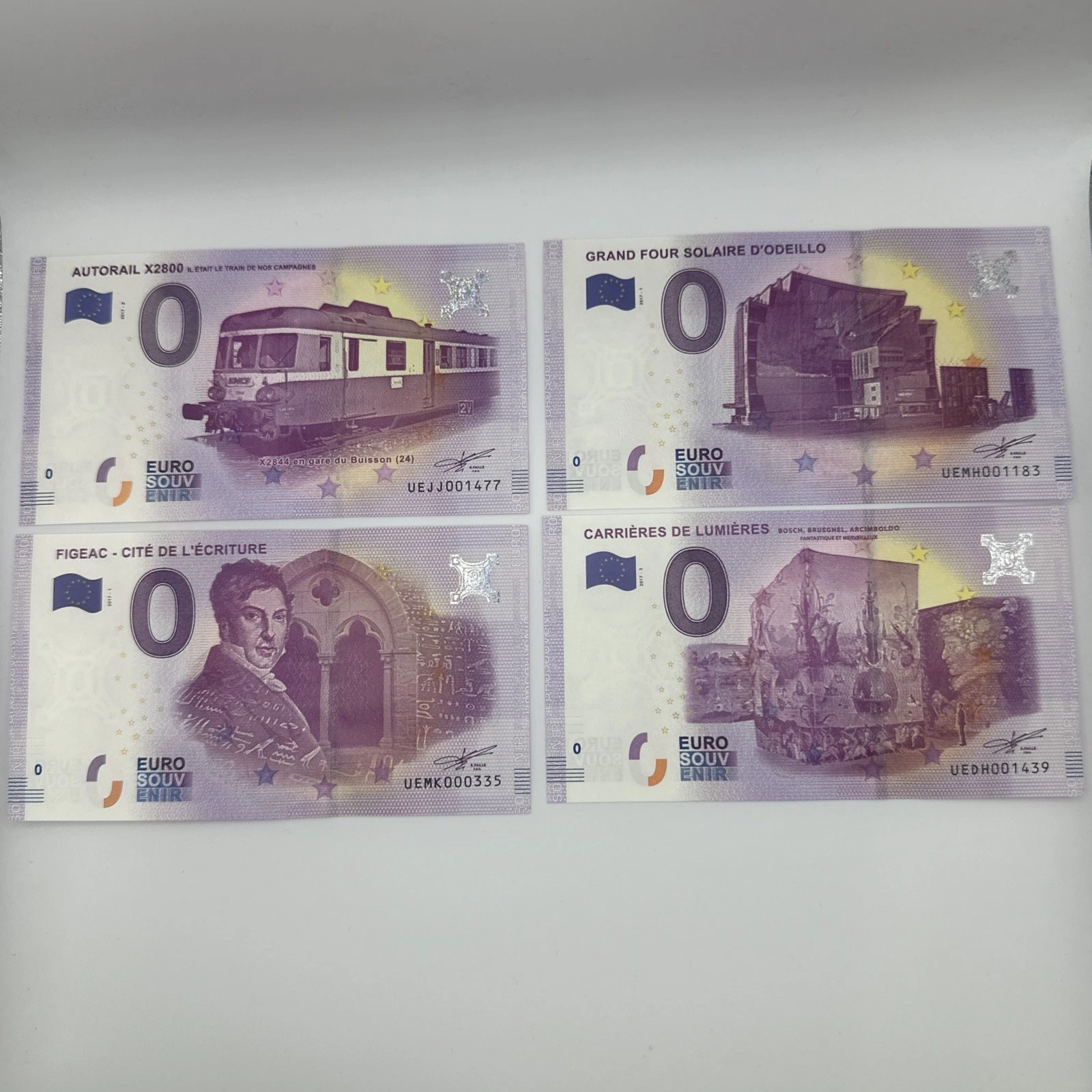 Billet  Zéro 0 € Euro Touristique / Souvenir  2017