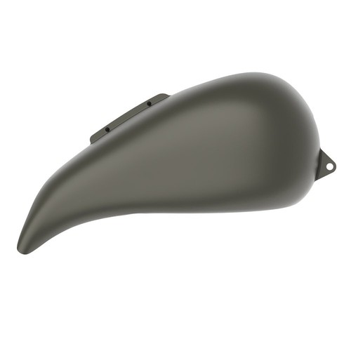 Advanblack Industrial Gray Denim Stretched Tank Cover Fits 2009+ Harley - Picture 2 of 14