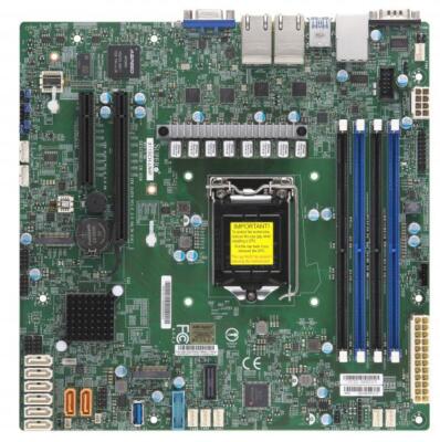 Supermicro MBD-X11SCH-LN4F-O Intel E-2200 LGA1151 Micro-ATX Motherboard Retail