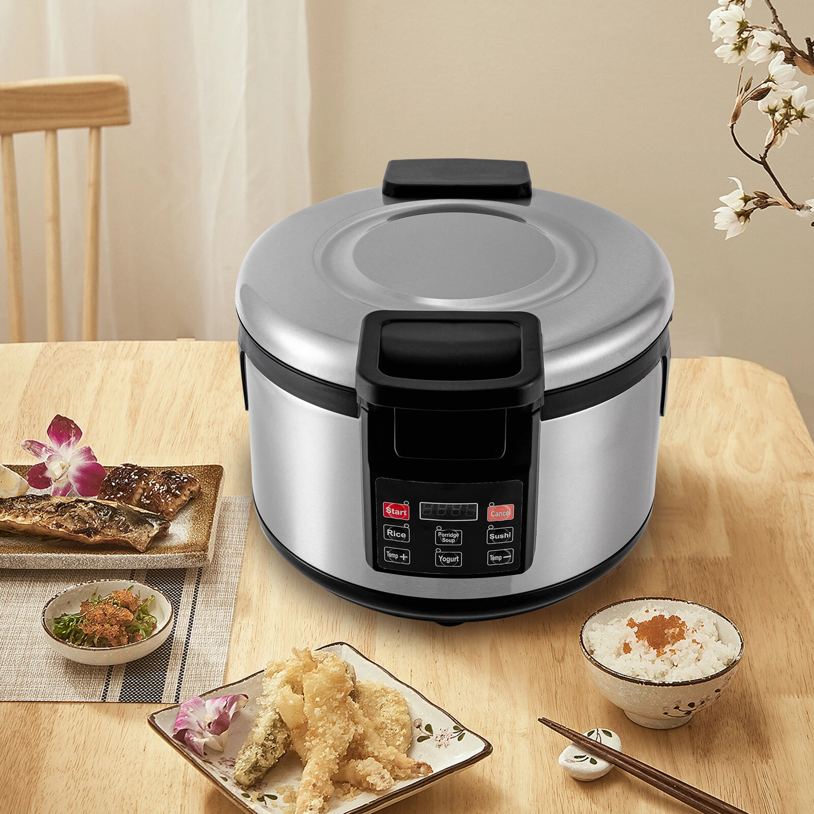 Commercial Soup Porridge Warm Pot 19L Stainless Steel Electric Rice Warmer 20Qt